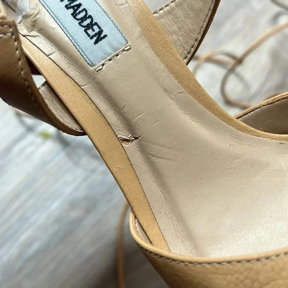 Steve Madden Women's Raela Blush Leather Pointed Toe Heels Size 8 - Picture 4 of 7